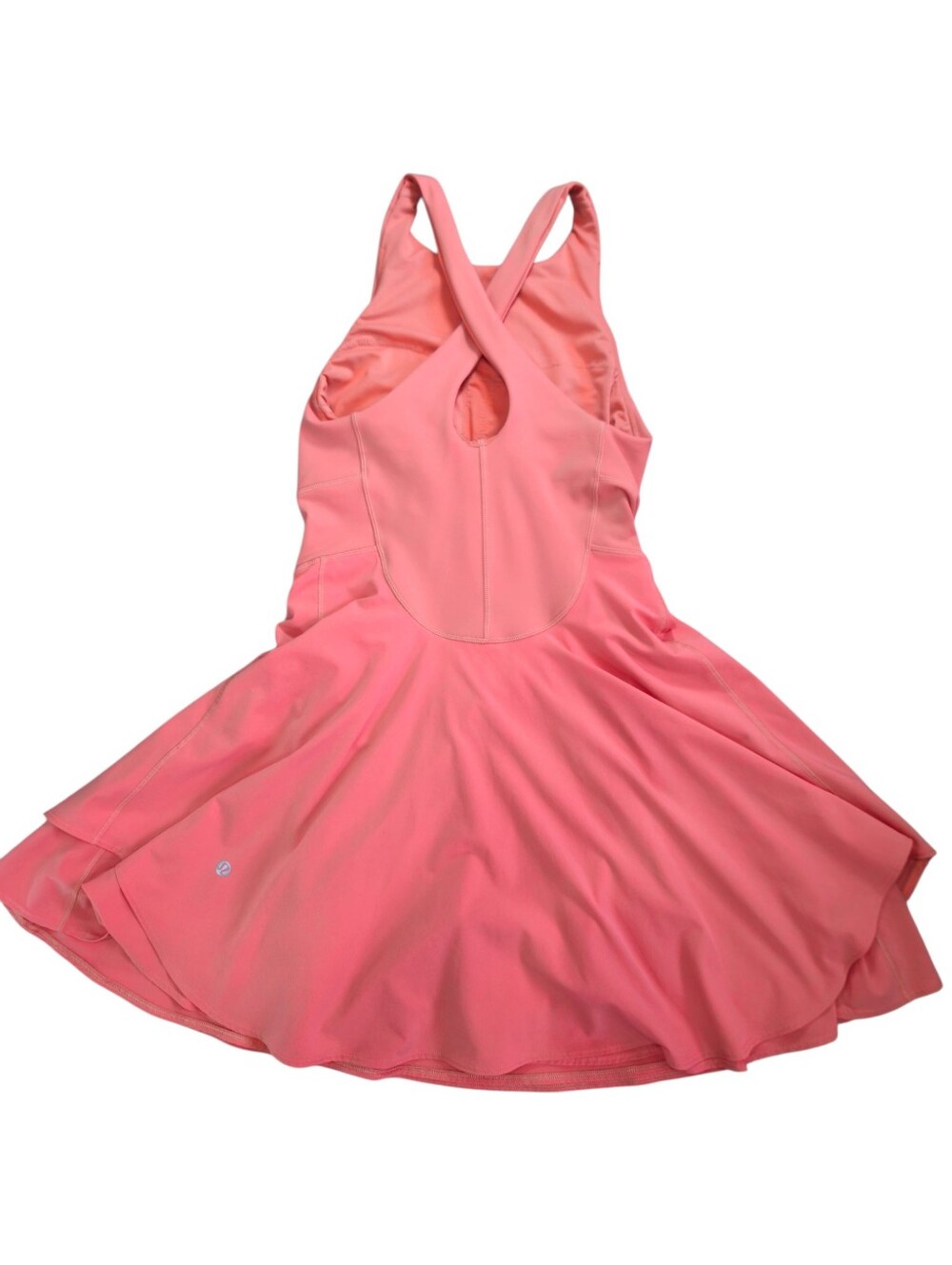 Lululemon Court Crush Tennis Dress Pale Raspberry Size 2 Athletic Golf Tennis - Picture 9 of 12